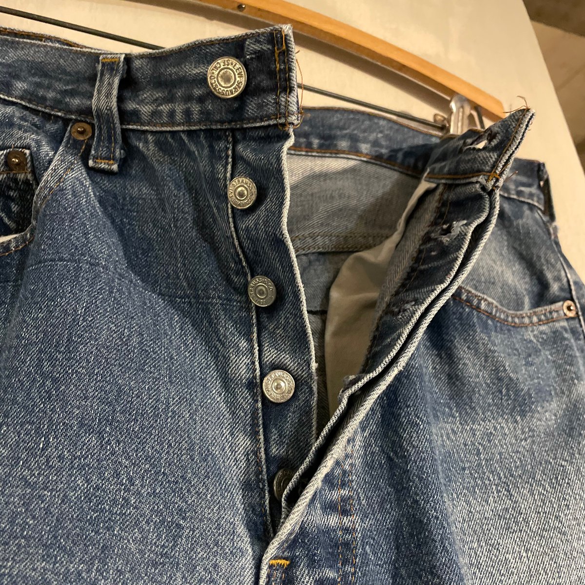 80s Levi's 1501 赤耳 34×34 リーバイス デニムパンツ ボタン裏524 ヴィンテージデニム 1983年 (S4002)