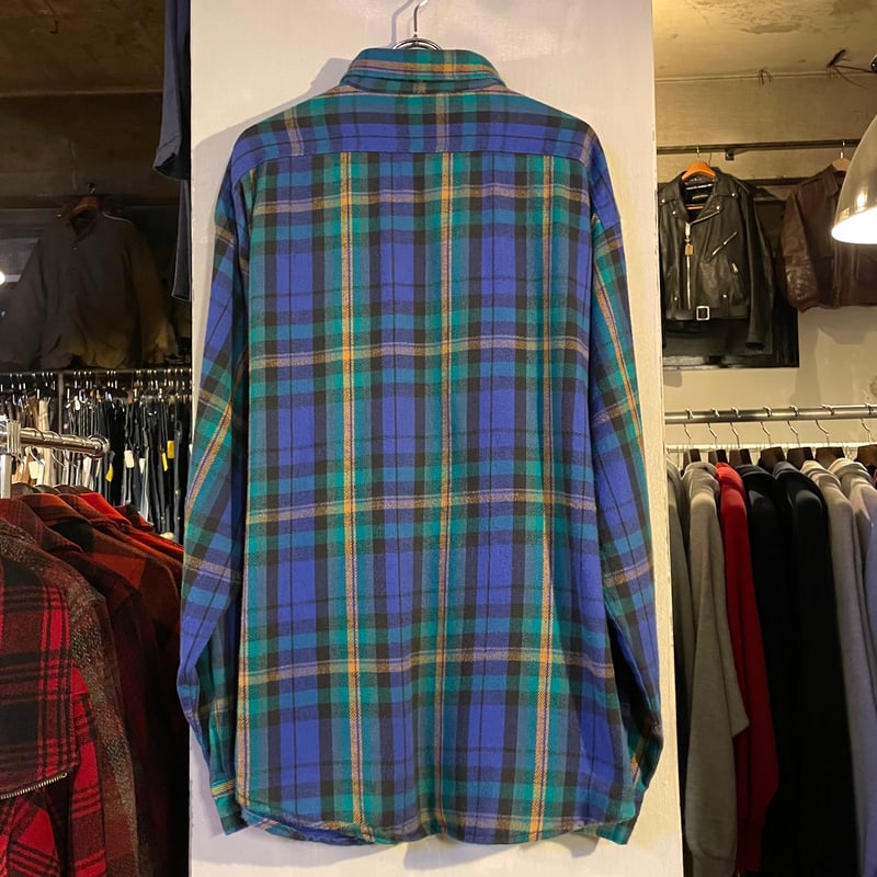 70s FIVE BROTHER L/S ネルシャツ USA製 Size 2XL ファイブブラ