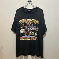90s　HARLEY-DAVIDSON　S/S Tシャツ　ハーレーT　STURGIS BLACKHILLS RALLY　Size XXL　USA製　©1990　(S5745)