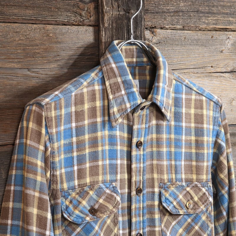 60s 70s MontgomeryWard モンゴメリーワード ネルシャツ Montgomery Ward(モンゴメリーワード) / 60s-70s/ネルシャツ/M