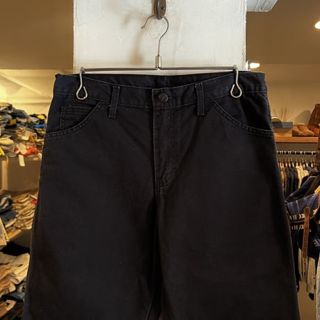 Dickies　ペインターパンツ　ディッキーズ　ワークパンツ　ブラック　32×33　(S3744)