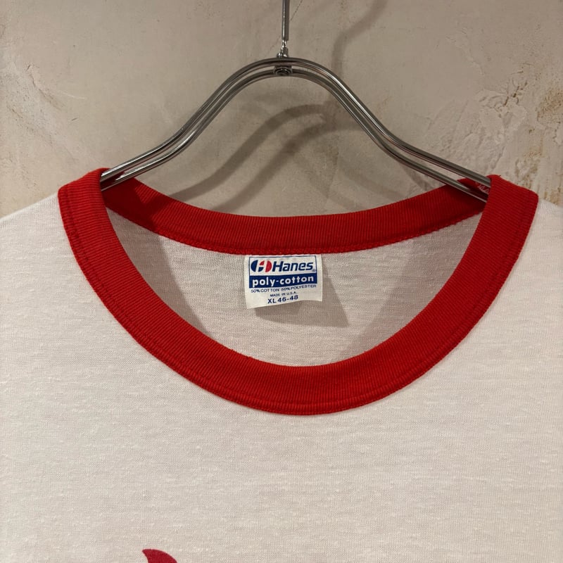 80s Hanes S/S リンガー Tシャツ Phillies Orioles USA製 S