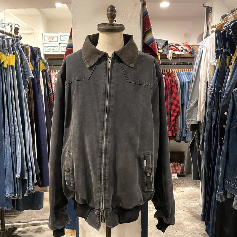 80s Carhartt サンタフェジャケット ダック地 ブラック USA製