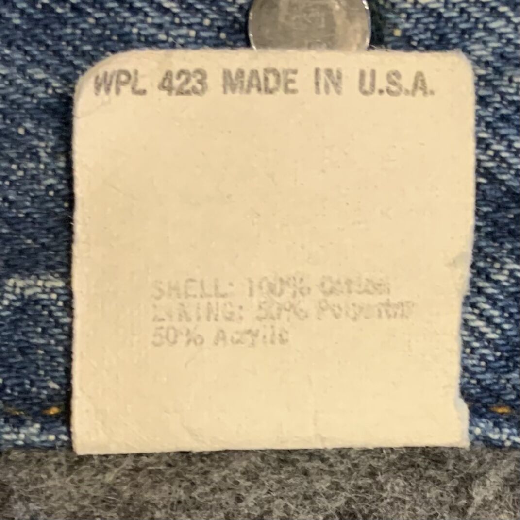 80s Levis 70506 リーバイス デニムジャケット ブランケット