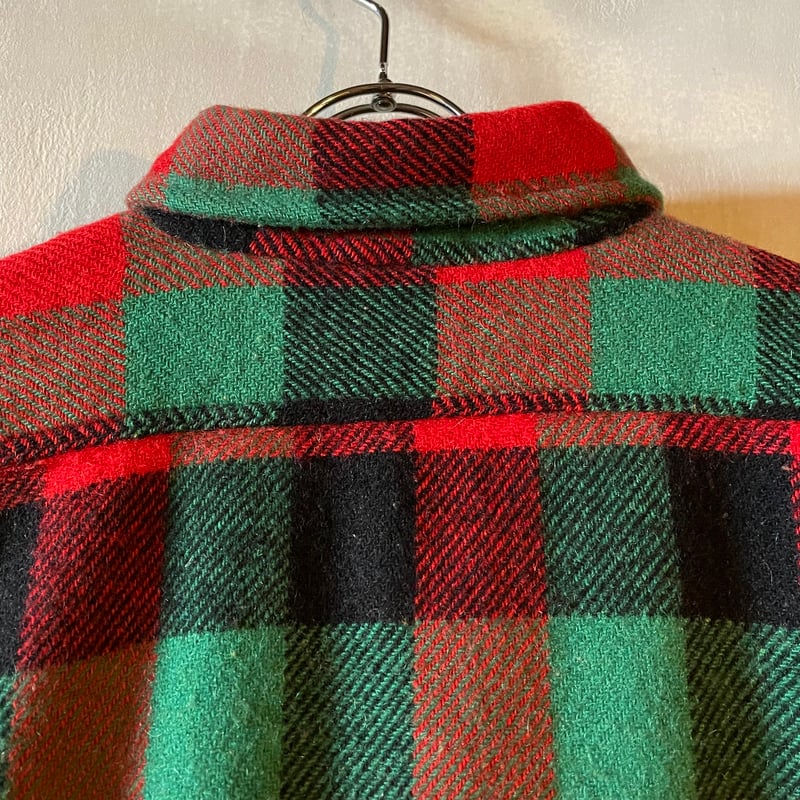 50s FIVE BROTHER Vintage Wool Shirt マチ付き UNION