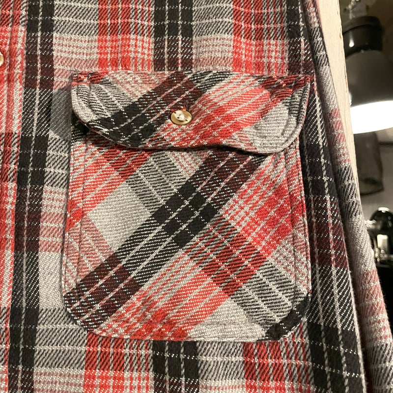 FIVE BROTHER L/S ネルシャツ Size L コットンシャツ ファイブ