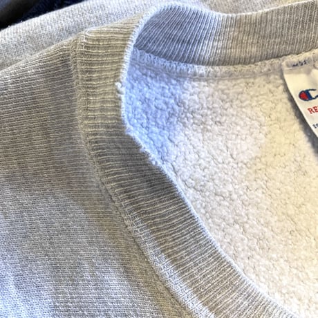 90s　Champion　リバースウィーブ　Reverse Weave　USA製　グレー　(S2744)
