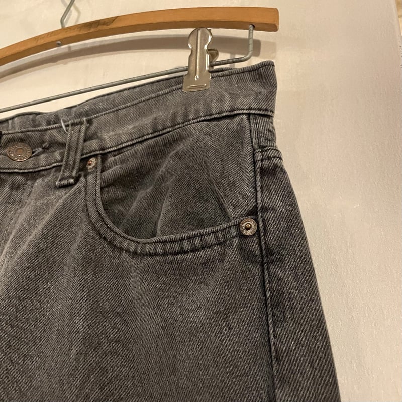 80s Levi's 505 0253 後染め ブラックデニム パンツ 30×30½ USA製...