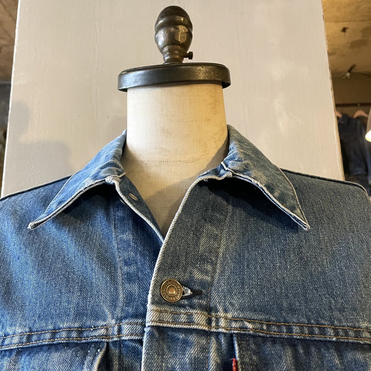 70s Levi's デニムジャケット 70505 ケアタグ期 70s Levi's 70505 デニムジャケット USA製 インディゴ ケアタグ