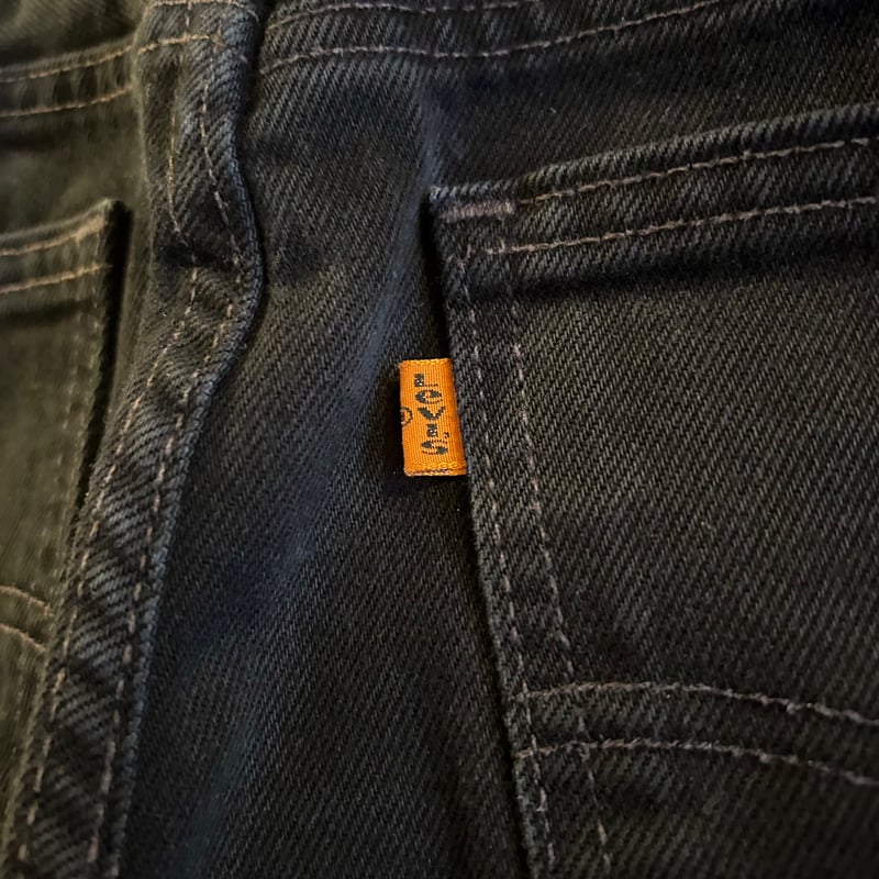 90s UK製 リーバイス 615 オレンジタブ 後染め ブラックデニム ユーロ 90s Levi's 615 0285 リーバイス ブラックデニムパンツ ユーロ