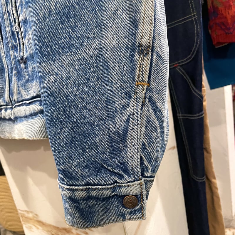 80s Levi's 70608-0216 リーバイス デニムボアジャケット ヒゲ USA製
