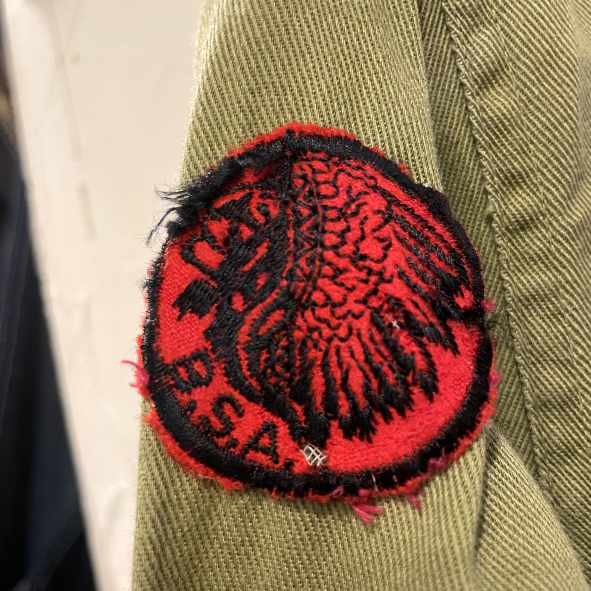 40s〜 Vintage Boy Scouts Shirt ボーイスカウトシャツ マチ付き 4