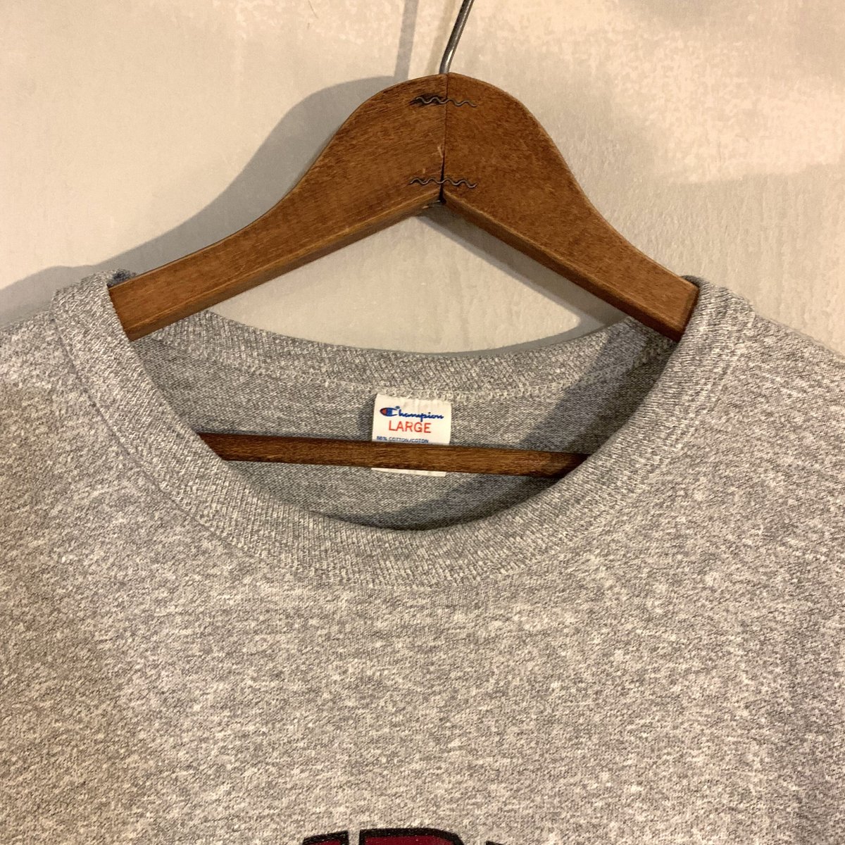 SALE/ 80年代 Champion チャンピオン Town Squash 半袖Ｔシャツ アメカジ  シングルステッチ バータグ ネイビー (メンズ M)   N8821