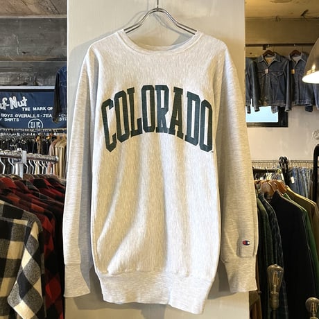 90s　Champion　リバースウィーブ　Reverse Weave　USA製　グレー　(S2744)