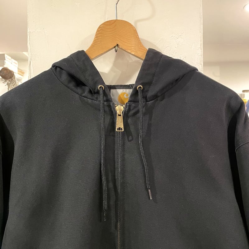 carhartt アクティブジャケット XL 黒 ダック地 ワークジャケット