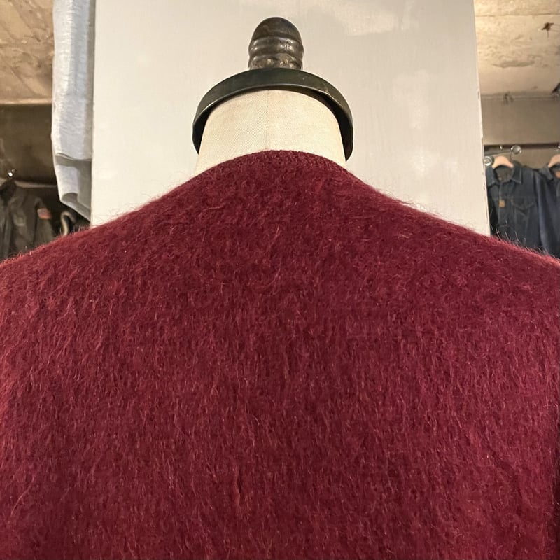 60s BRENT Vintage Mohair Cardigan モヘアカーディガン USA...