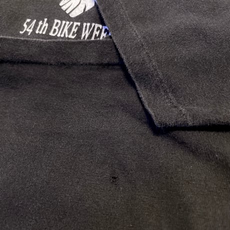 90s　FIELDS　S/S バイクTシャツ　USA製　BIKE WEEK　DAYTONA BEACH　1995年　(S4228)