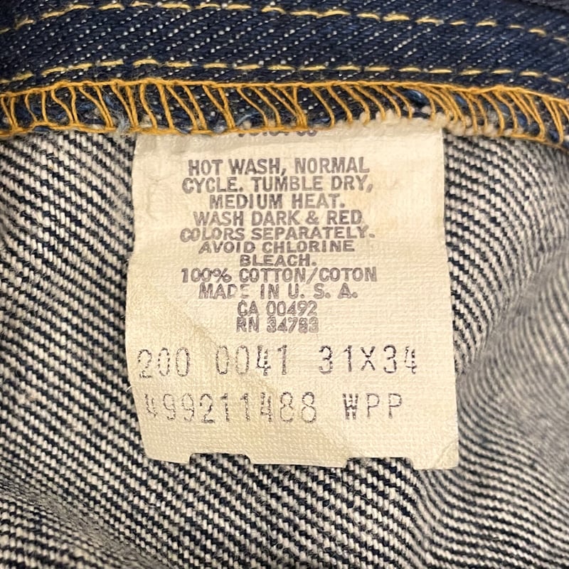 Lee 200-0041 リーライダース デニムパンツ リベット大文字刻印