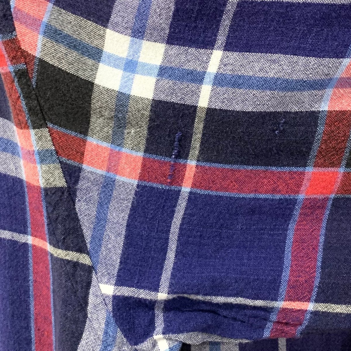 90s USA label レーヨン チェックシャツ ボックスシルエット ワイド 古着 Deadstock!! 50s USA製 McGREGOR 好配色 オンブレ シャドー
