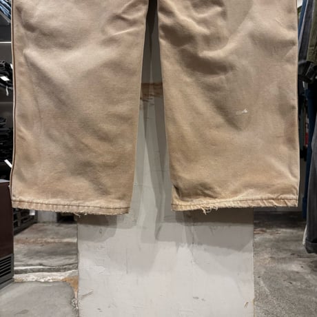 Dickies　ダック地　ペインターパンツ　ディッキーズ　ワークパンツ　ブラウン　雰囲気系　38×31 ½　(S5089)