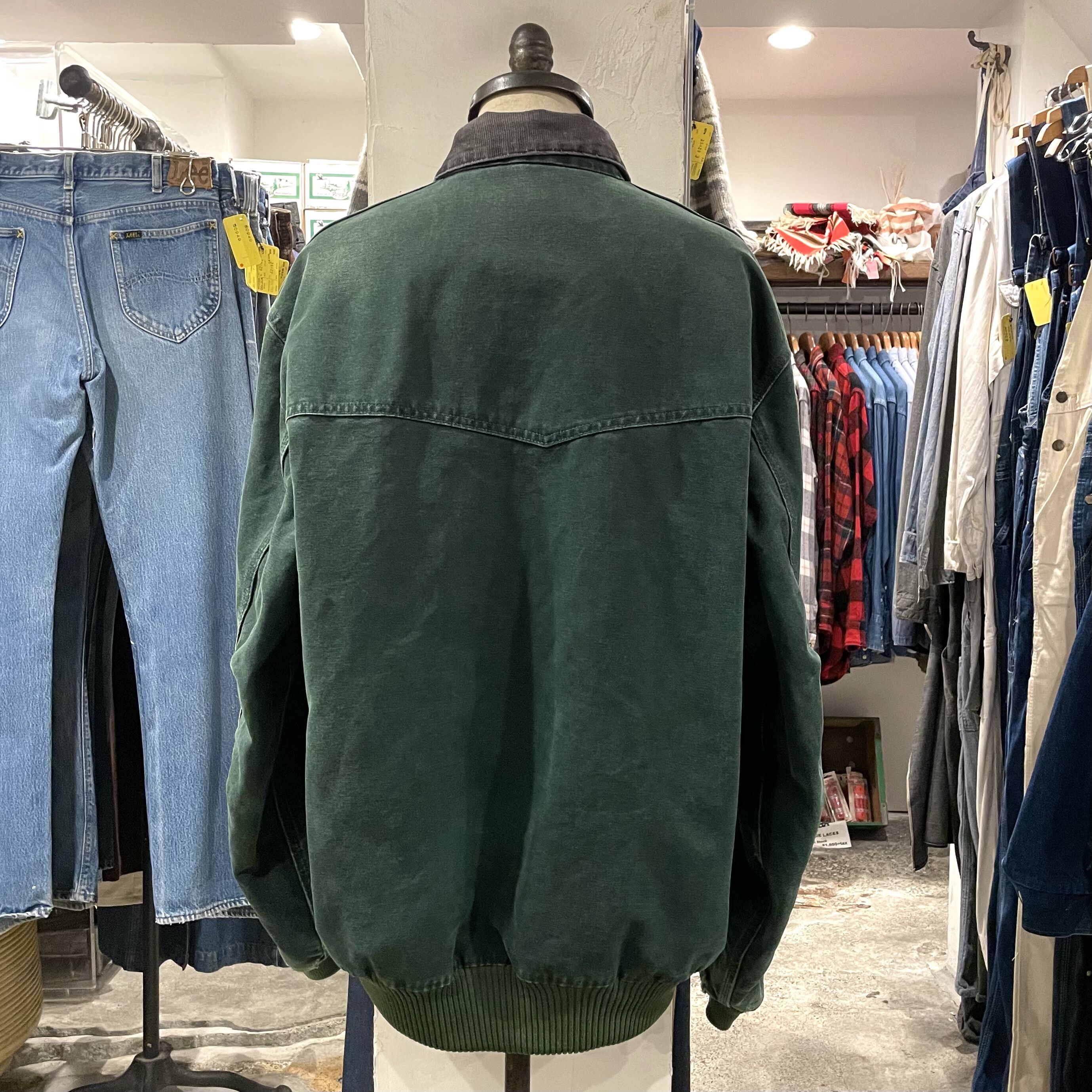 Carhartt サンタフェジャケット ダック地 グリーン ワークジャケット