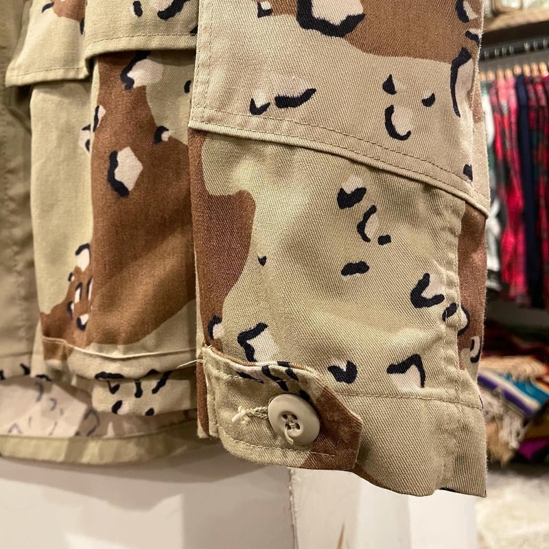 US MILITARY 80s アメリカ軍6Cデザート チョコチップカモ BDU