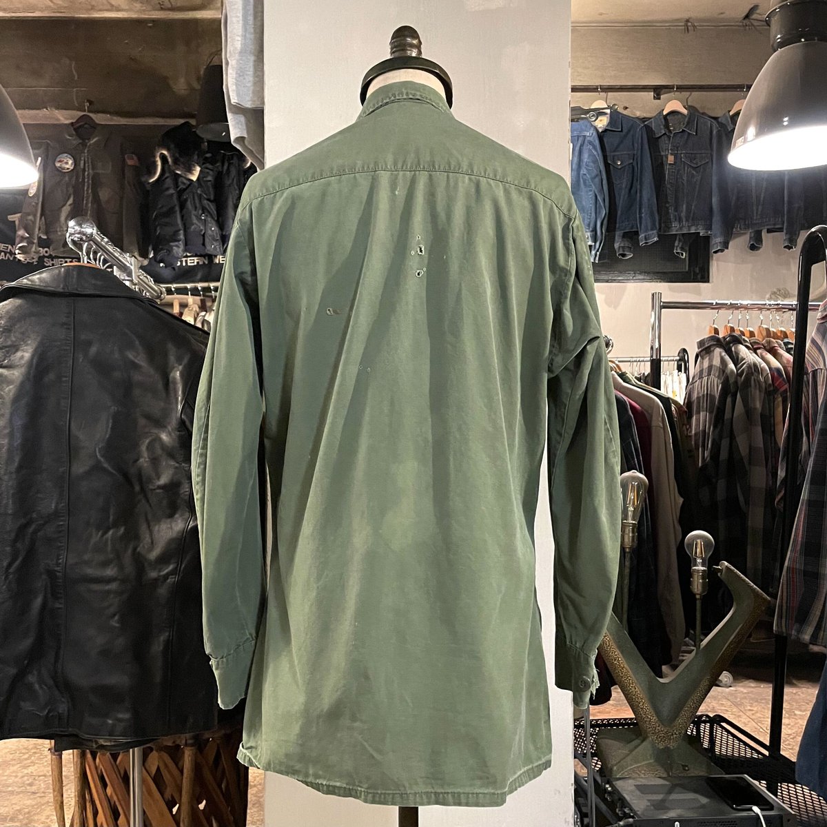 US ARMY 60s ジャングルファティーグジャケット ノンリップ 3rd 60s US ARMY Jungle Fatigue Jacket 3rd Type ジャング