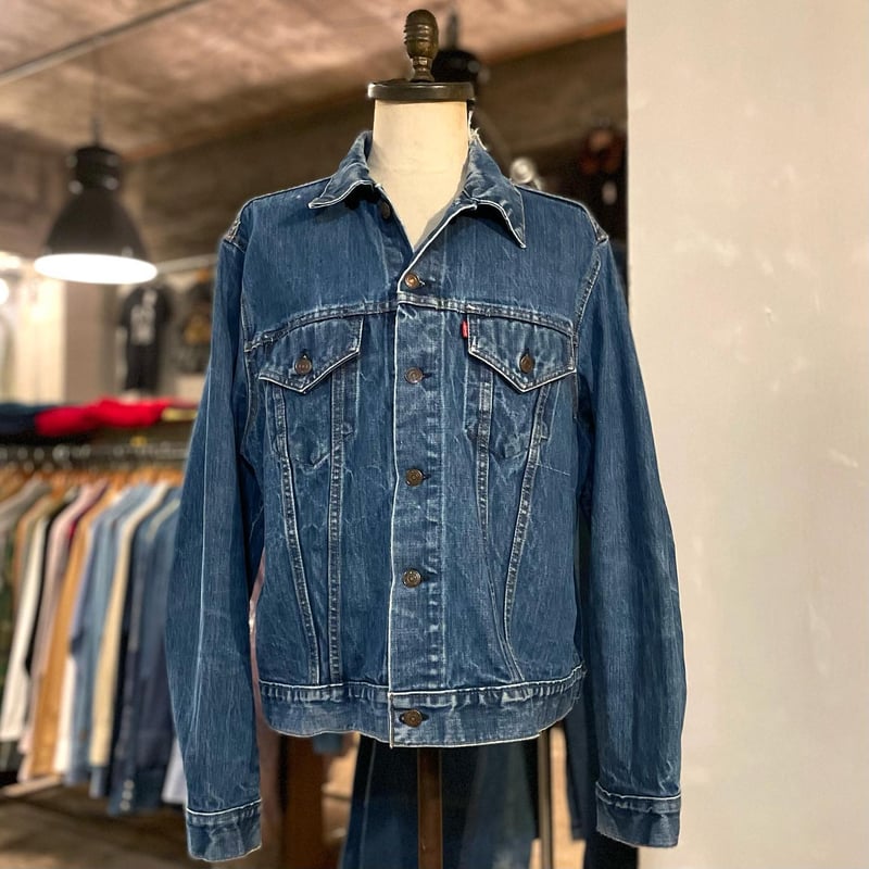 70s Levi's 70505-0217 デニムジャケット ケアタグ スモールe