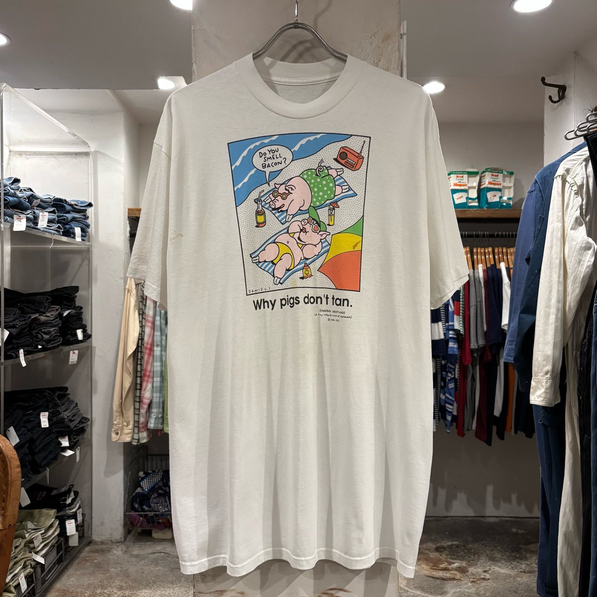 90s S/S Tシャツ SHOEBOX GREETINGS USA製 Size XL相当 シ