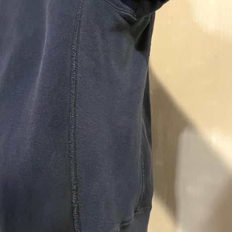 80s　Champion × LAND‘S END　Reverse Weave　リバースウィーブ　ネイビー　USA製　目無し　チャンピオン　ランズエンド　ダブルネーム　(S2733)