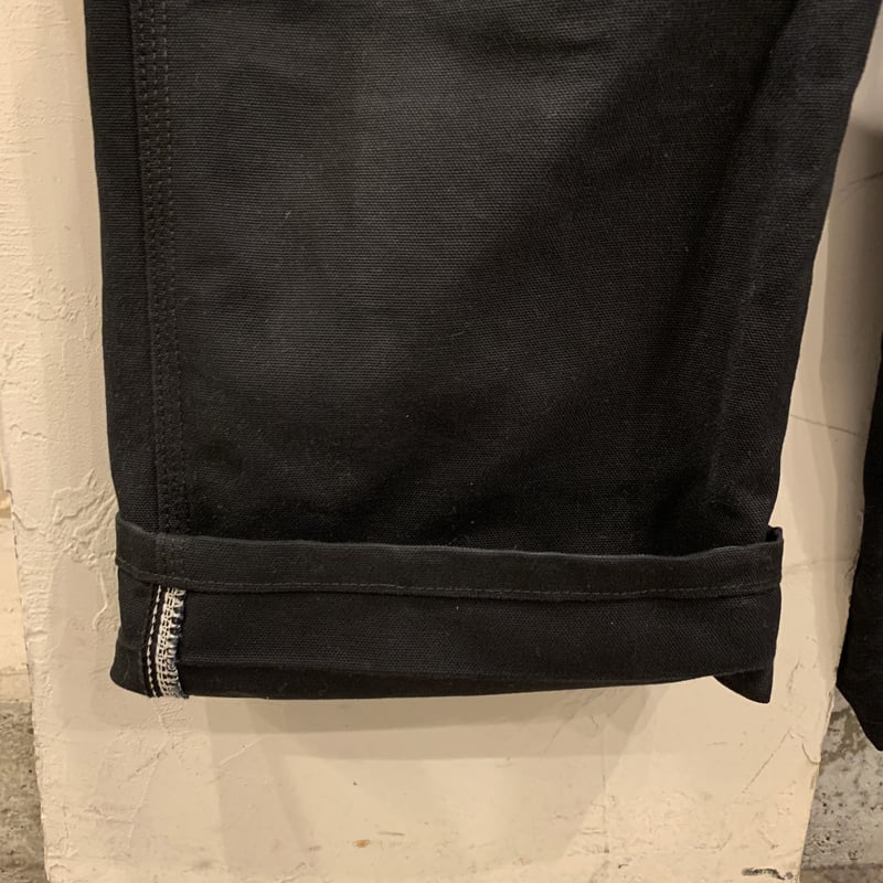 Carhartt ダック地 オーバーオール ダブルニー 黒 カーハート (S2299