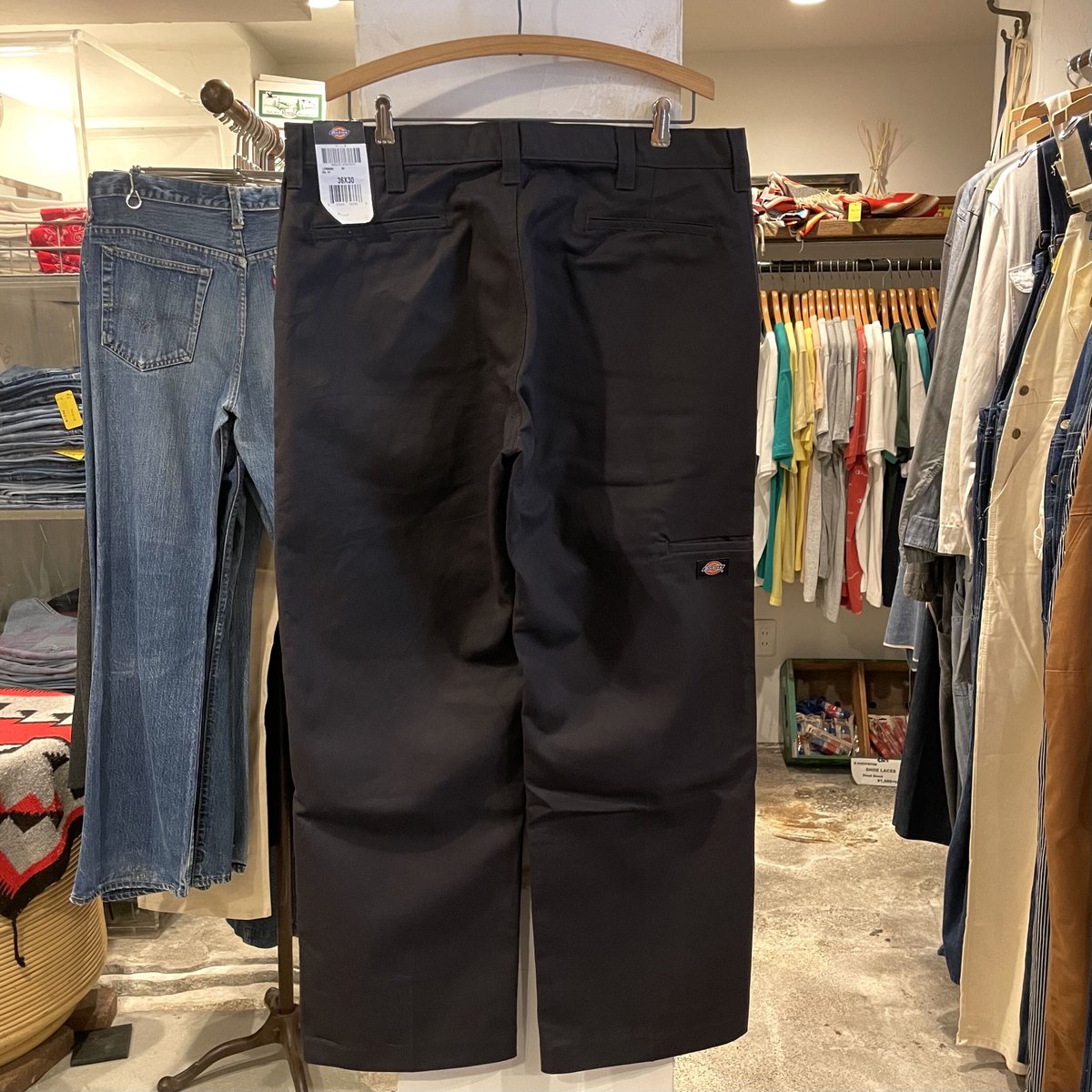 Dickiesダブルニー ブラック ディッキーズ Dickies Dickiesダブルニーパンツ （BLACK