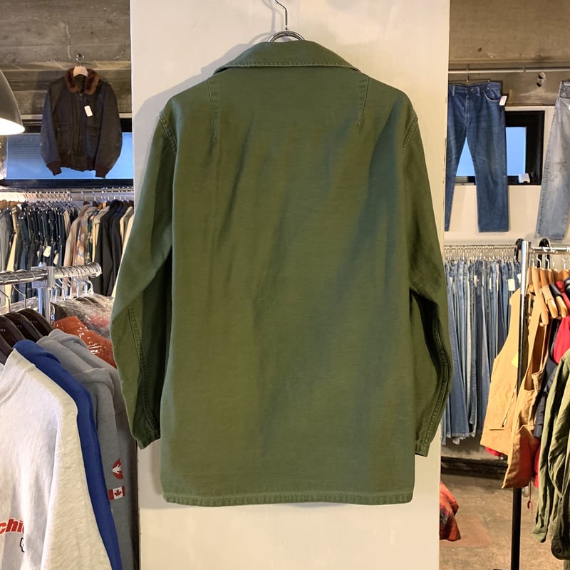 60s US ARMY ユーティリティシャツ 筒袖 OG-107 ミリタリー