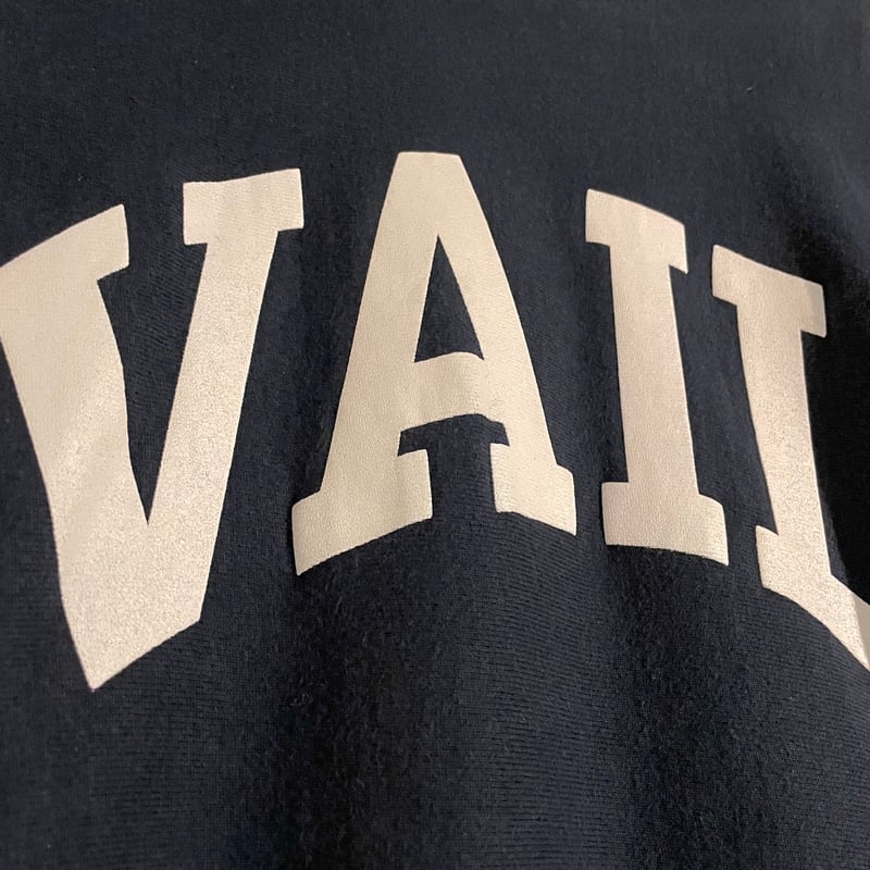 90s Champion リバースウィーブ Reverse Weave VAIL ネイビー 刺