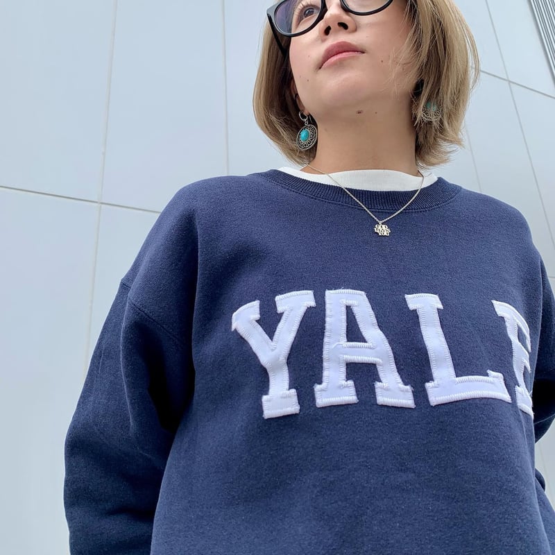 90's lee yale スウェット トレーナー ネイビー L 90's lee yale スウェット トレーナー ネイビー L