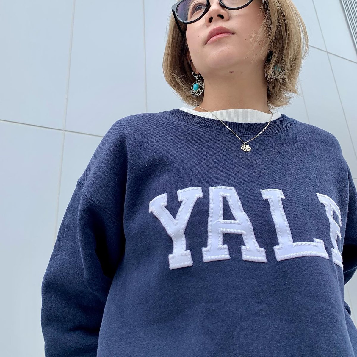 90s USA製 MVP YALE CREW スウェット グレー