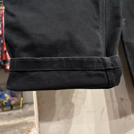 Carhartt　Duck Pants　Double Knee　31×32　ダック地　ブラック　ペインターパンツ　ダブルニー　マルチポケット　カーハート　(S5254)