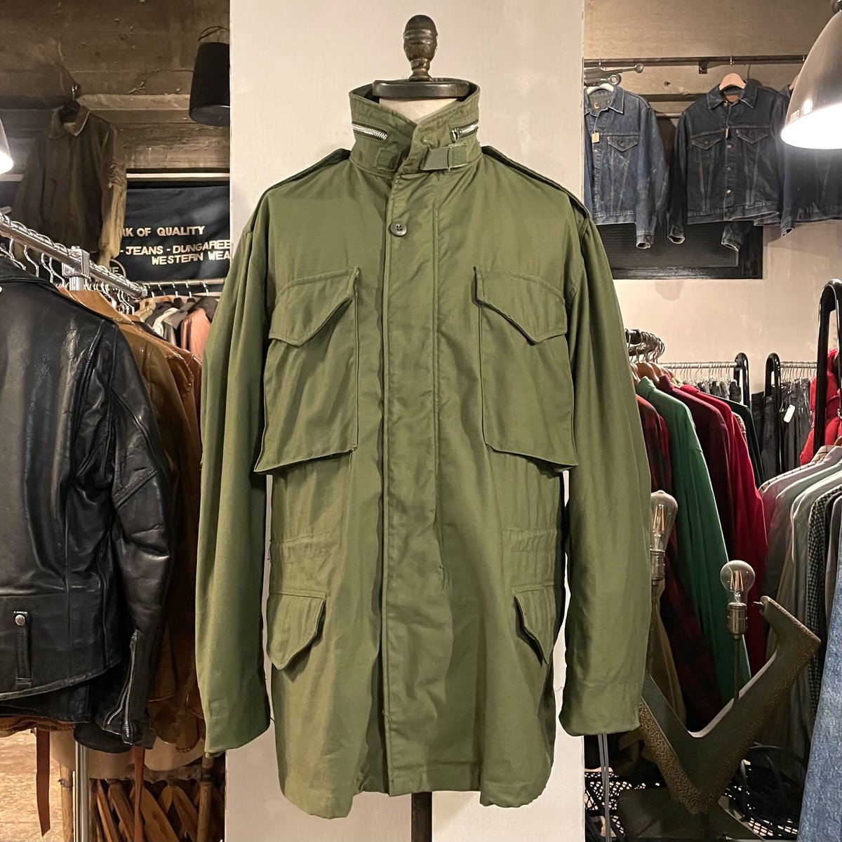 60s US ARMY M-65 Field Jacket 2ndタイプ アルミジップ DEA...