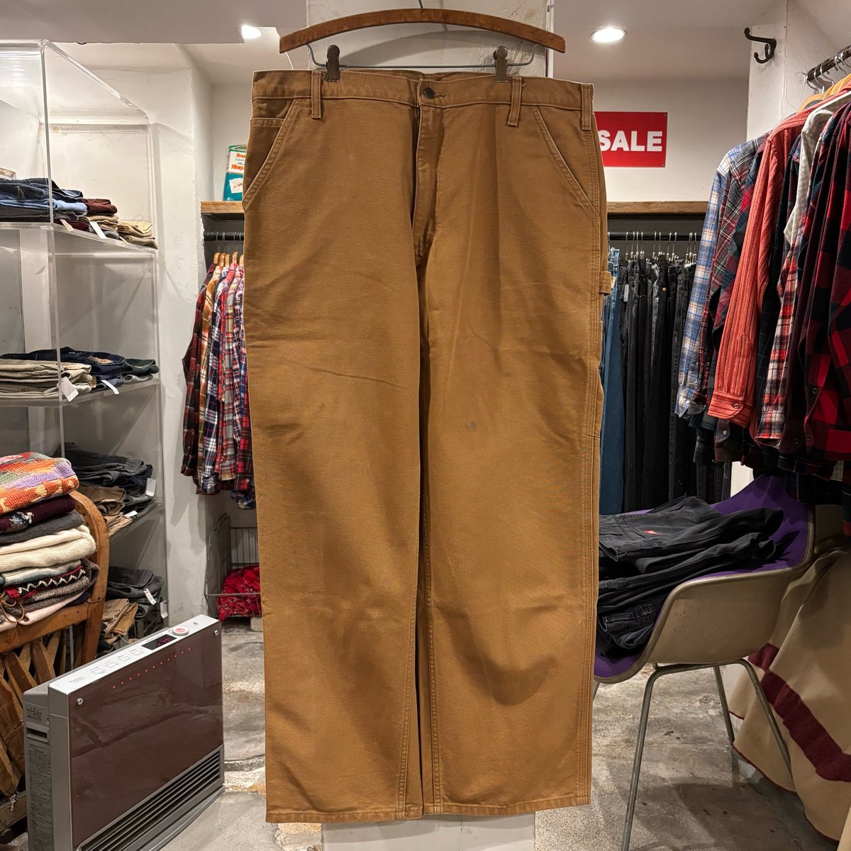 carhartt ダック地 ペインターパンツ カーハート ブラウン 38×30