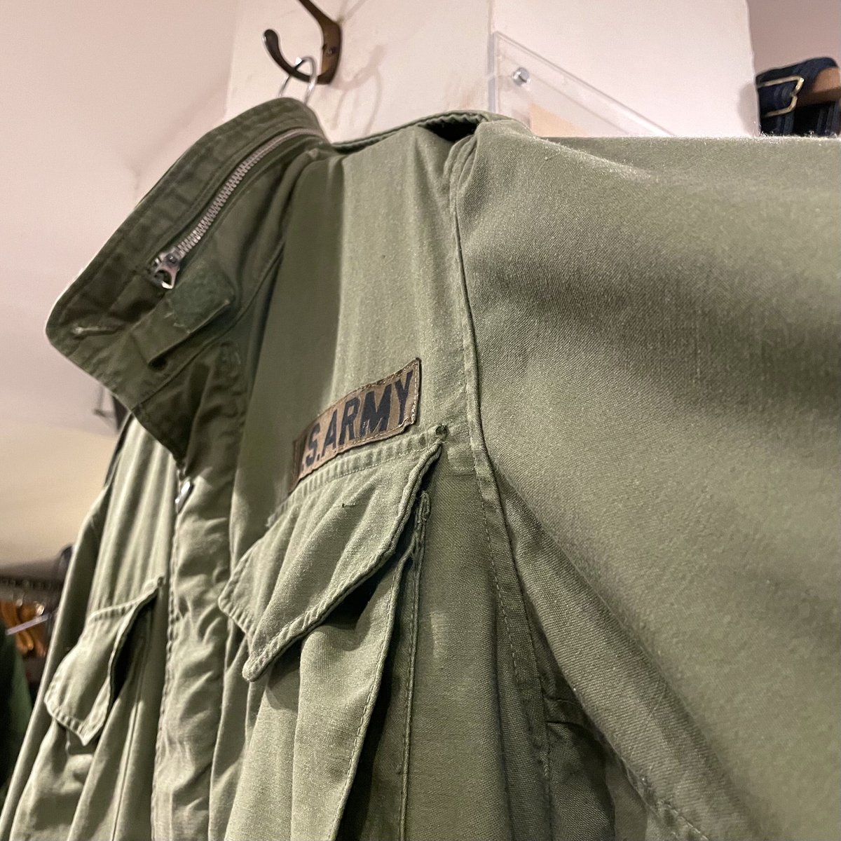 60s〜 US ARMY M-65 Field Jacket 2nd type アルミジップ