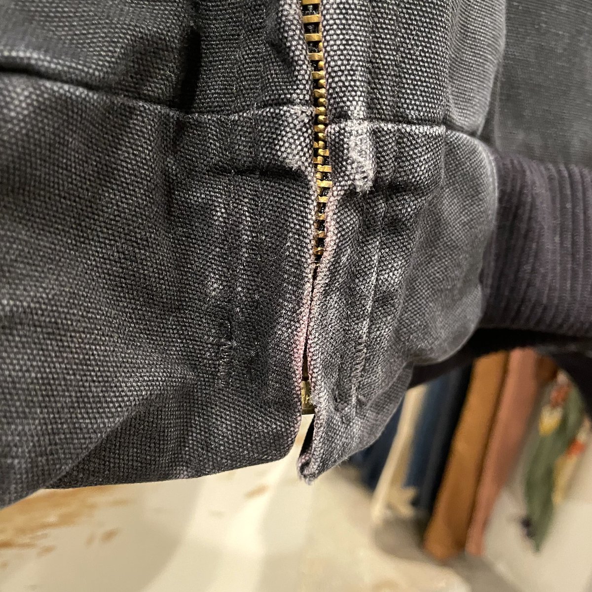 90s Carhartt アクティブジャケット ブラック ダック地 ワーク 90s Carhartt アクティブジャケット ブラック ダック地 ワーク