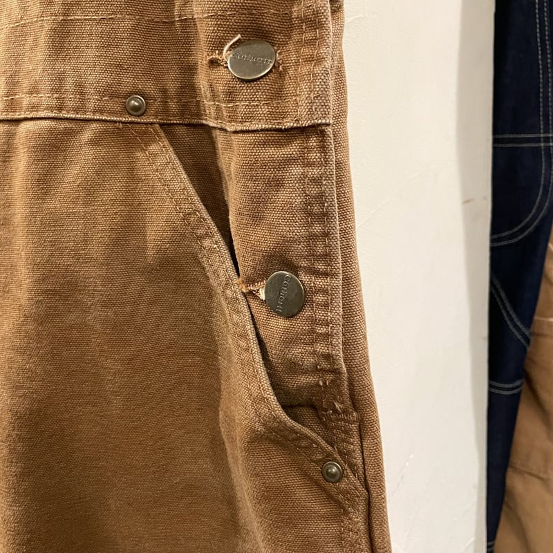 Carhartt ダック地 ダブルニー オーバーオール Carhartt カーハート ダブルニー ダック地 ワーク
