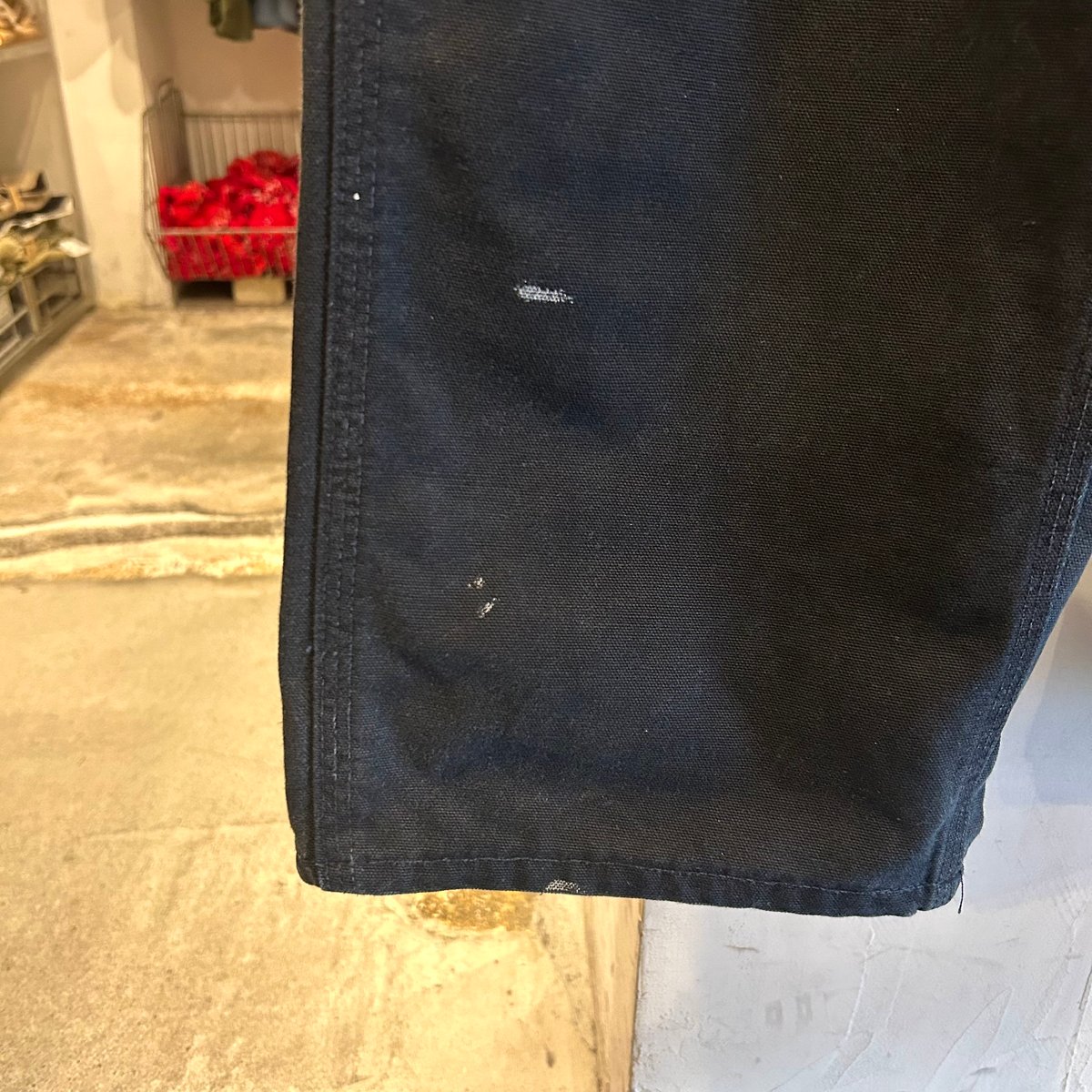 【お値下げしました】Carhartt ブラックダック地 ペインターパンツ Amazon | Carhartt Men's Washed Duck Work Dungaree Pant