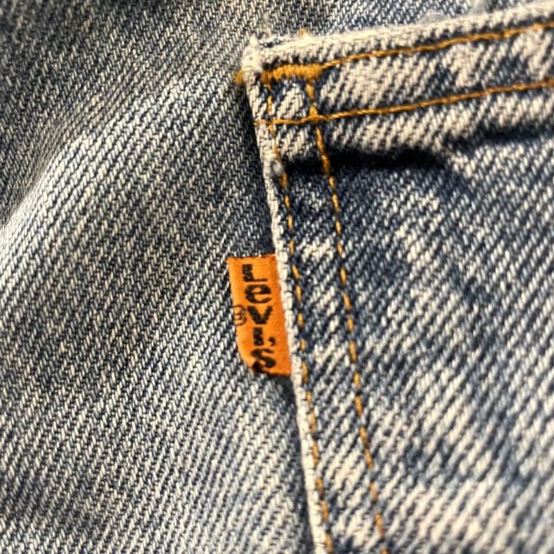 【希少】80s リーバイス 505 オレンジタブ USA製 デニム W34 80s Levi's 505 リーバイス デニムパンツ オレンジタブ USA製 1989年 (
