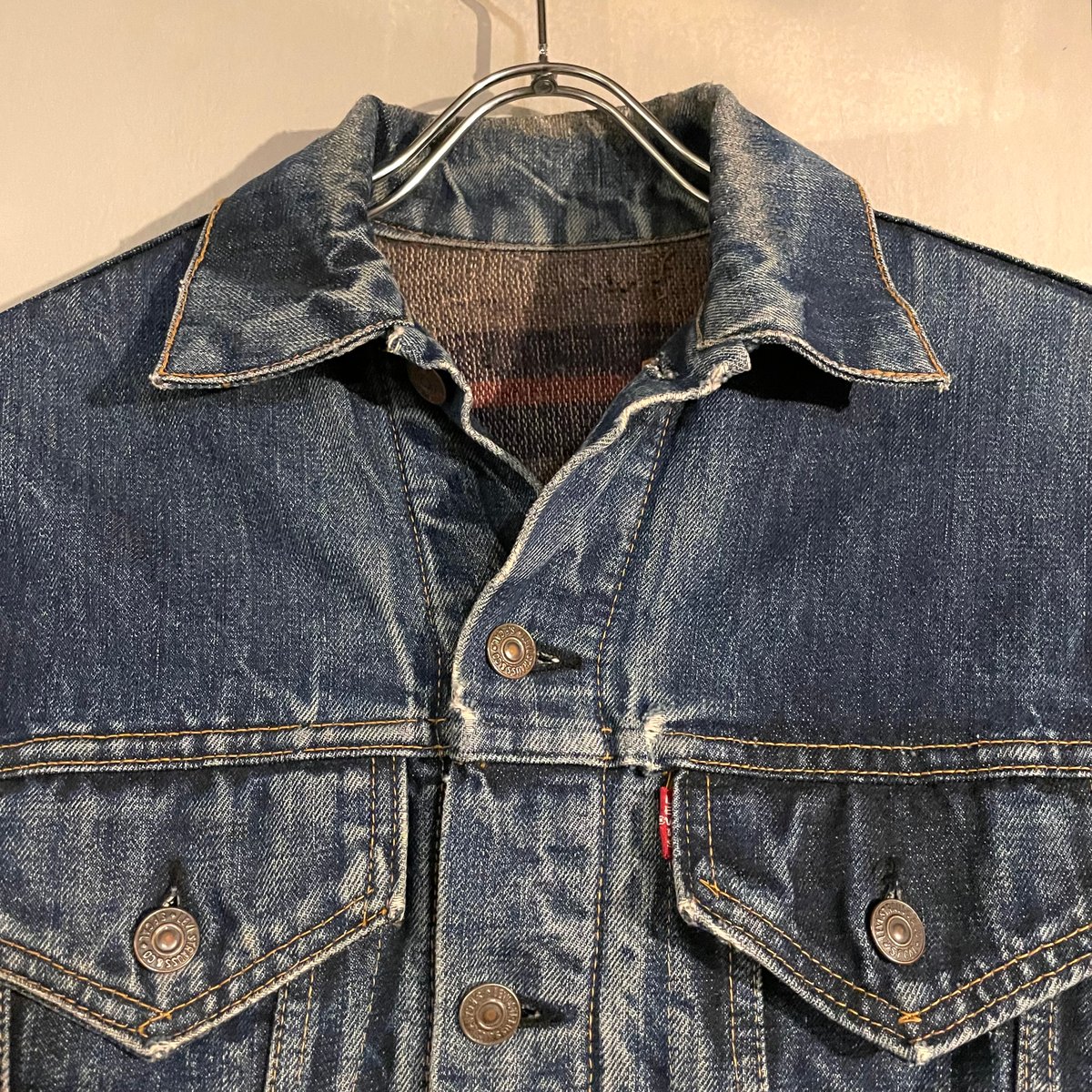 60s Levi's 70505 Big E 4th Type ブランケットライナー USA製...