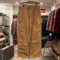 carhartt　ダック地　ペインターパンツ　USA製　カーハート　ブラウン　34×30　(S4505)
