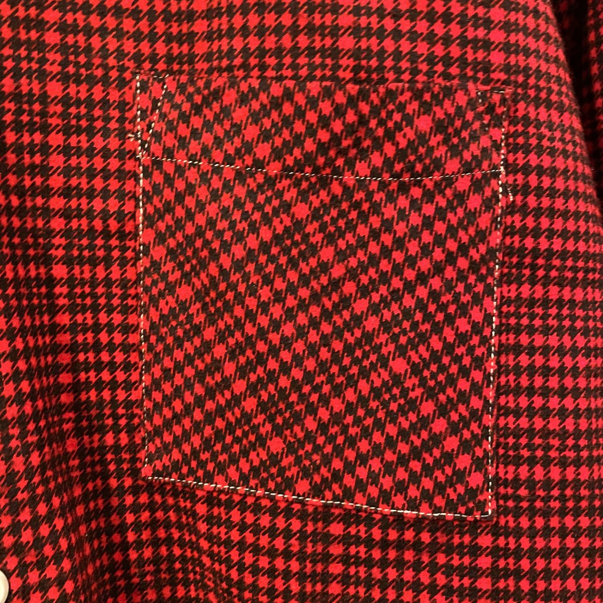Woodbury SANFORIZED 50s DEAD STOCK プリントネルシャツ ボッ