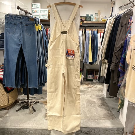 WASHINGTON DEE CEE　オーバーオール　DEAD STOCK　生成り　USA製　60s　(S1016)