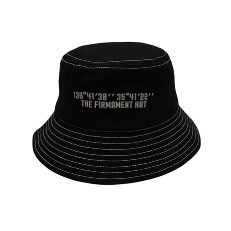 GPS Logo Cotton Buckt/バケットハット　ブラック