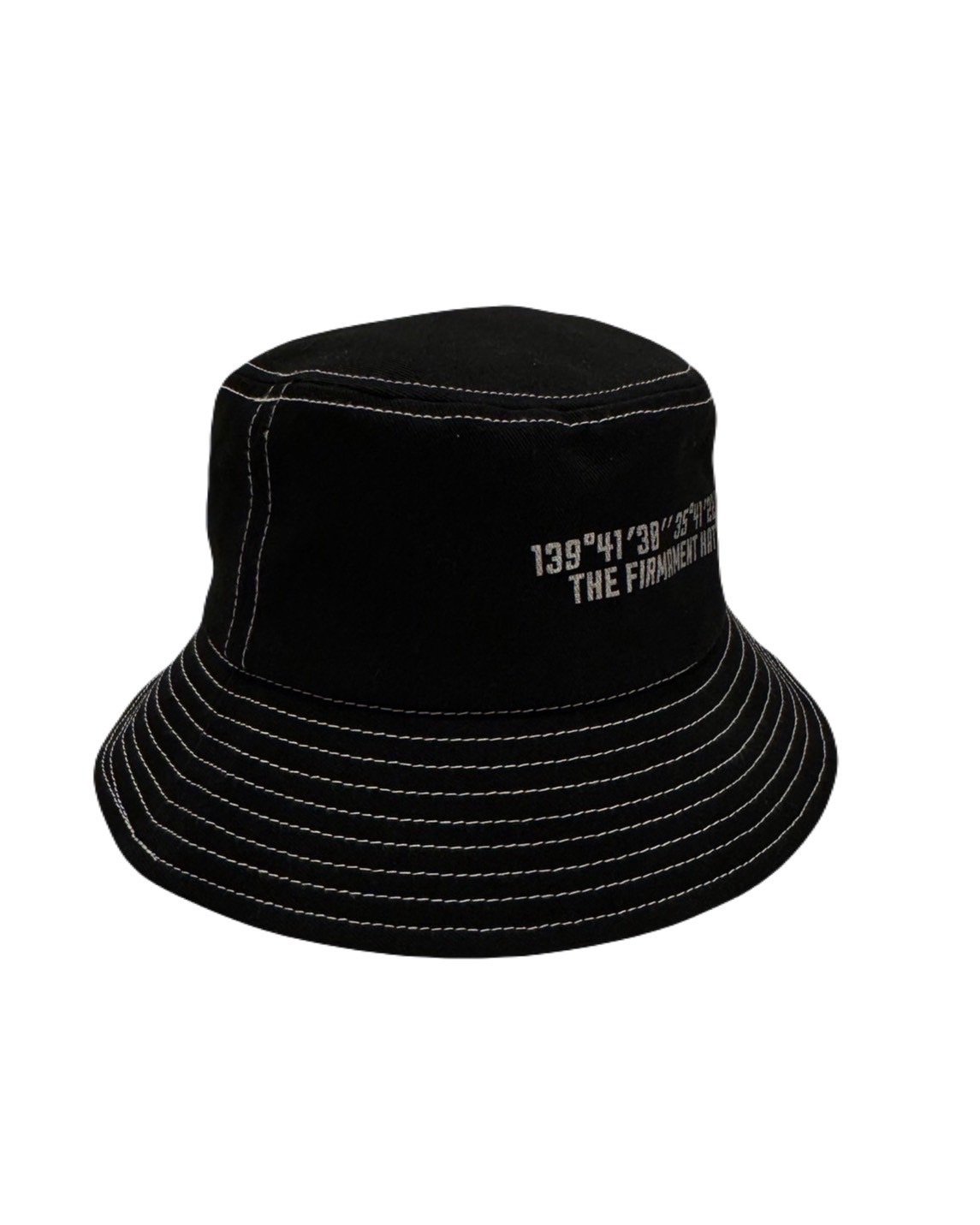 GPS Logo Cotton Buckt/バケットハット ブラック | THE FIRMAMENT